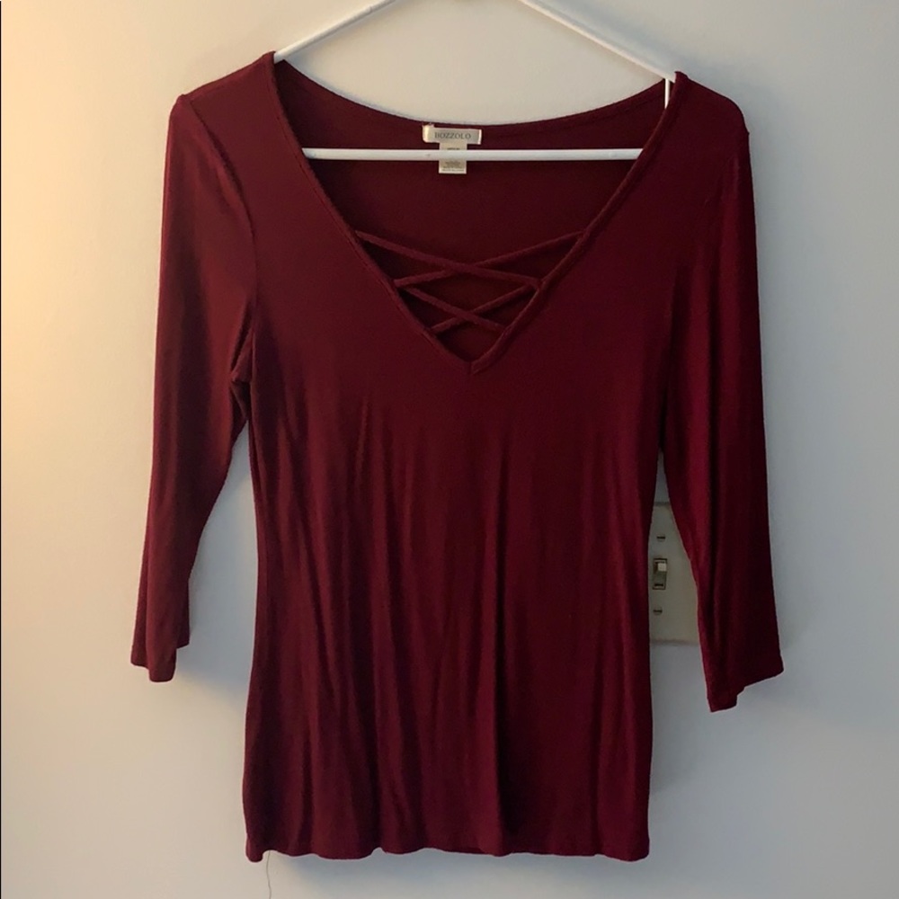 3/4 length sleeve top